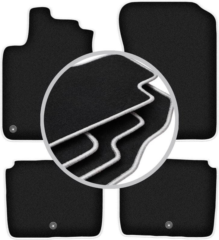 CARLUX-SILVER Autofußmatten für: Renault Latitude Limousine (2010-2015)