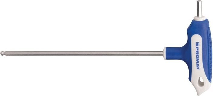 Promat - Stiftschlüssel mit Quergriff Schlüsselweite 3 mm Klingenlänge 100 mm mi