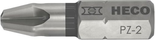 Thumbnail - Heco - Pozi-Drive Bits PZD-2 Code Schwarz - Packung mit 10 Stück - 57105