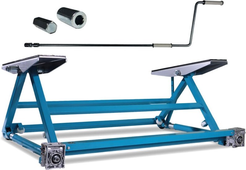 Bituxx Kipphebebühne Mobile Werkstatt Hebebühne Wagenheber Kurzhub PKW Lift bis 3000 kg 3T