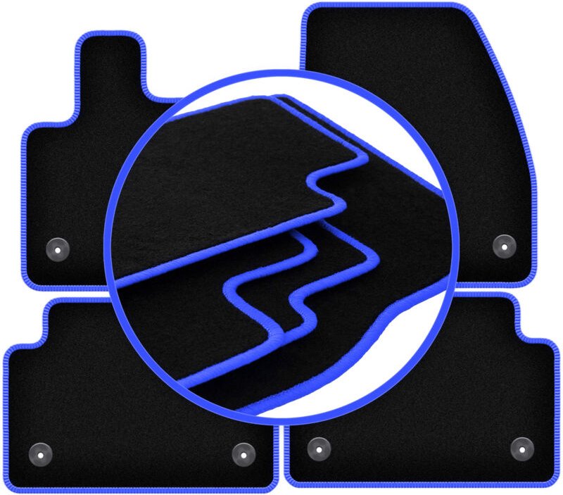 CARLUX-BLUE Autofußmatten für: Range Rover Evoque II SUV (2019-)