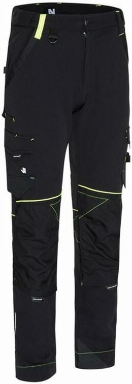 Hose - nine worth - Sacha Schwarz/Neongelb 1388 T.42