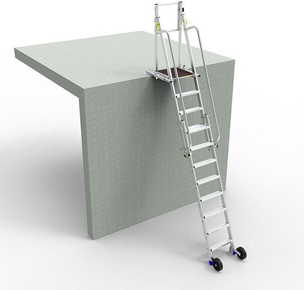 Echelle Direct - Plattformleiter 8 bis 11 Stufen - Reichhöhe 1.94 bis 2.69m - MAD3P