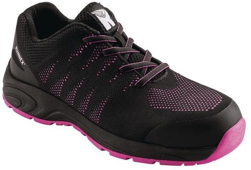 Damensicherheitsschuh GirlStar 5180 Größe 40 w. 7 schwarz/pink S1P src en iso 20344/20345 Polyester