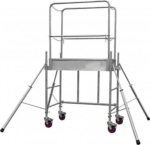 Geruest Experten - Rollgerüst aus Stahl - Maxi Arbeitshöhe 2.90m - 12538
