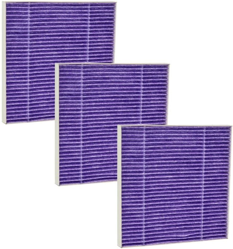 3x Staubsaugerfilter kompatibel mit Hitachi cv t 190 a, t 190 Eco Staubsauger - HEPA-Filter Weiß Lila - Vhbw