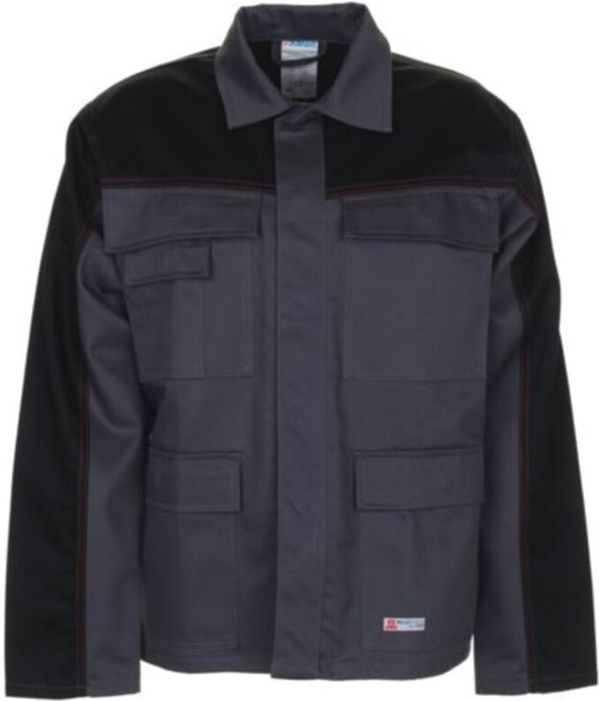 Weld Shield Jacke 5510 Fb. grau/schwarz Größe: 62 - Planam