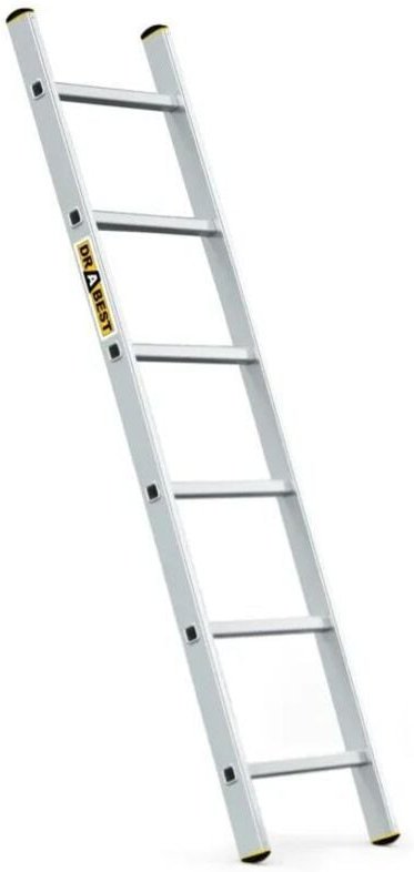 Drabest Aluminiumleiter PRO, 150 kg 6 Stufen