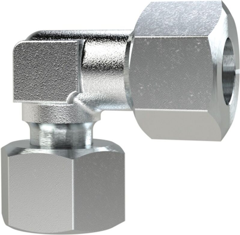 Riegler Einst. Winkel-Anschlussverschraubung, Rohr-Außen-Ø10, Stahl verz.