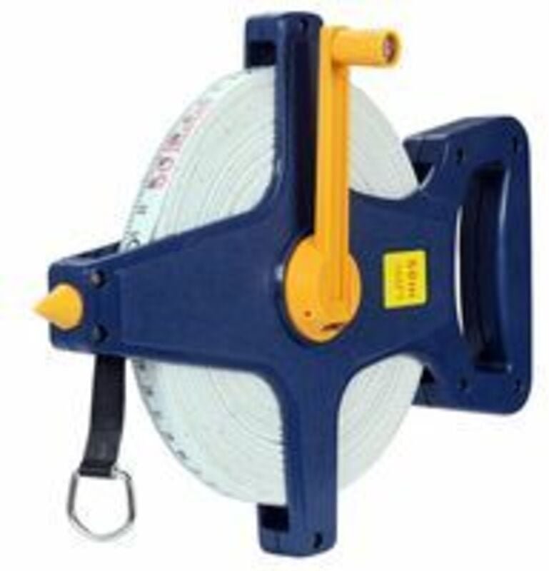 50 m Maßband, 50 m Maßband mit Etui, Präzisionsarbeit, 50 m, Rollband