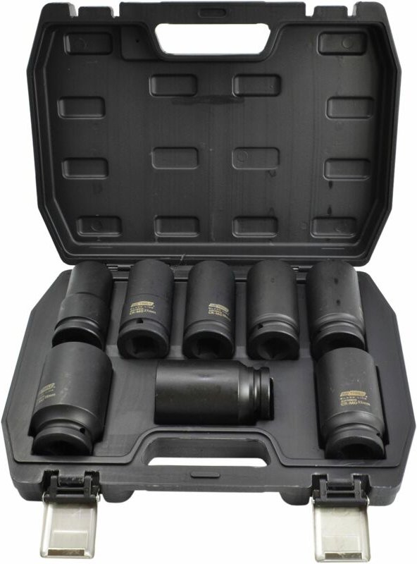 Awtools zestaw nasadek udarowych 3/4' 8cz. długie black line