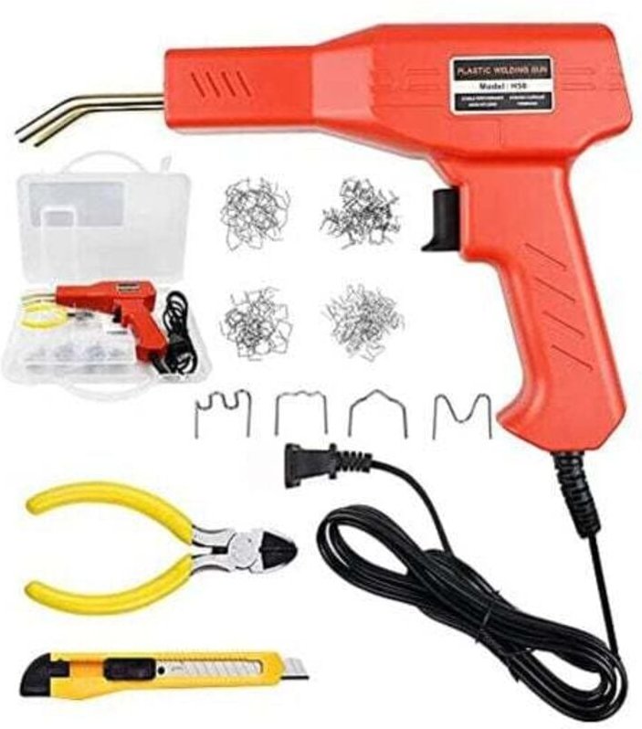 YMYNY 50-W-Kunststoffschweißgerät, 220-V-Kunststoffschweißgerät, 200-W-Heißhefter, Kunststoffschweiß-Reparaturset für di...