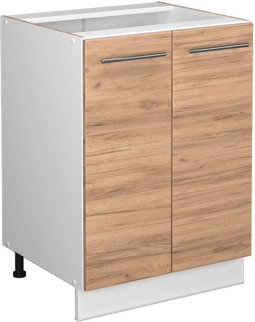 Vicco - Küchenunterschrank Fame-Line, Goldkraft Eiche, 60 cm ohne Arbeitsplatte