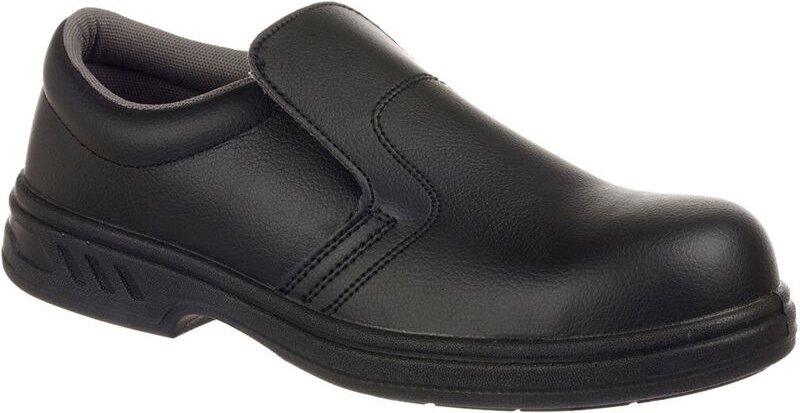 Sicherheits-Mokassin Stahl S2 Schwarz 48