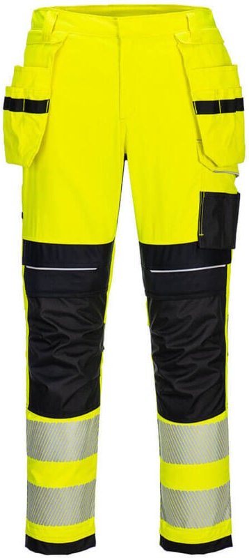 Holster-Hose PW3 FR Hi-Vis Gelb/Schwarz XL - FR(50) - UK(40)