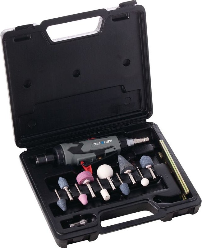Druckluftstabschleiferset 25000min-¹ 3+6mm Aerotec