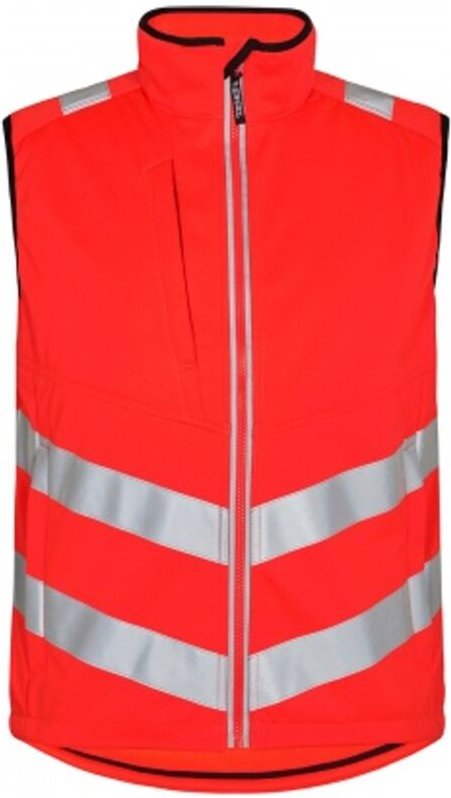 Warnschutz Softshell Weste Safety 5156-237 Gr. l rot - Engel