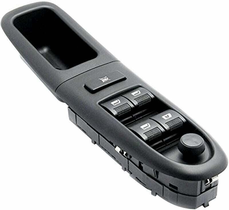 Elektronischer Fensterheberschalter vorne links, Fenstersteuerungsschalter 6554CF, Ersatz für Peugeot 406 8b 1995–2004 –...