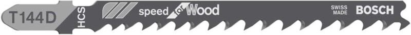 Bosch - 3x Stichsägeblatt t 144 d Speed for Wood - 2608630560