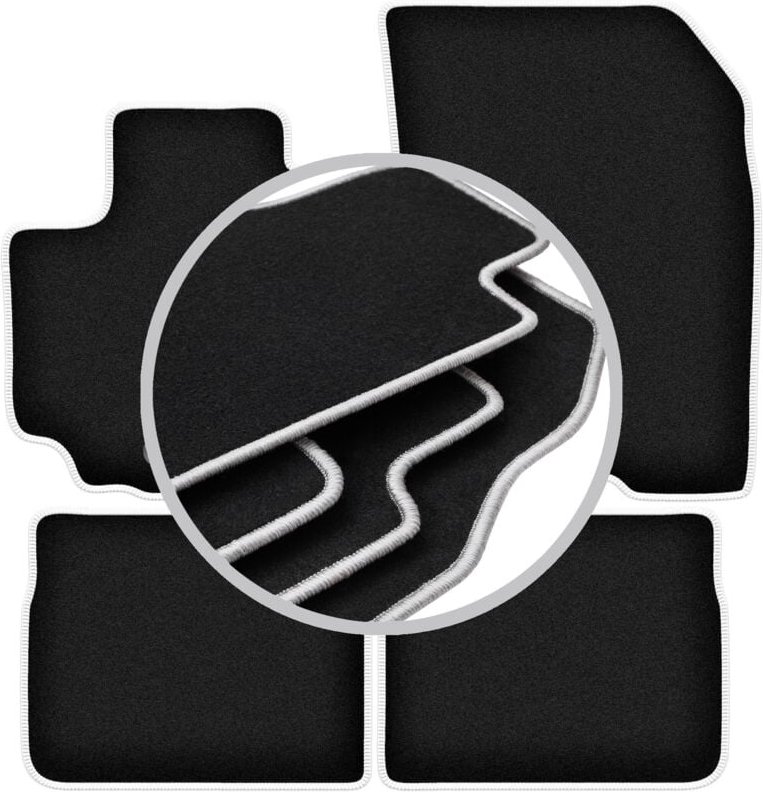 CARLUX-SILVER Autofußmatten für: Suzuki S-Cross Hybrid SUV (2020-)