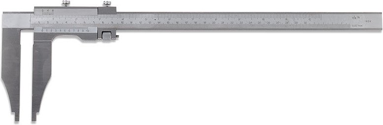 Messschieber aus satiniertem Edelstahl 1000 mm Fervi c021/1000