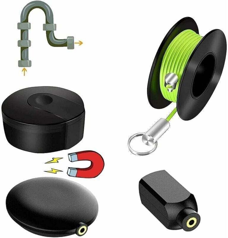 Yoyo - Magnetischer Drahtzieher, magnetisches Kabelziehwerkzeug, Führungsdraht, Kabelführung für Heimgeräte-Abzieher, ma...