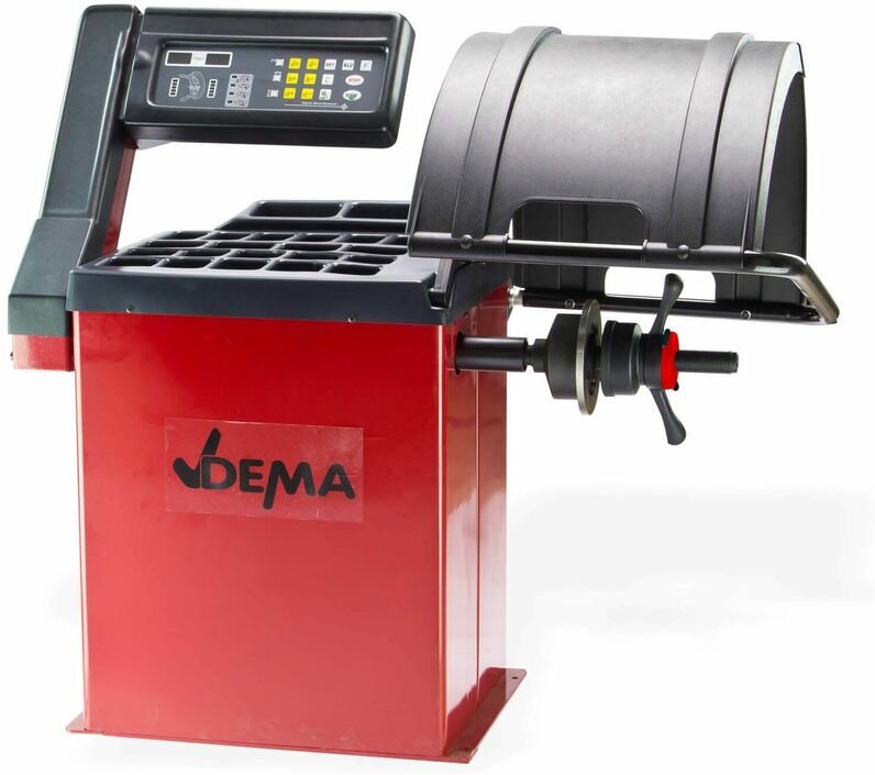 Dema - kfz pkw Reifenwuchtmaschine Reifen Wuchtmaschine Felgen auswuchten 10-24 Zoll