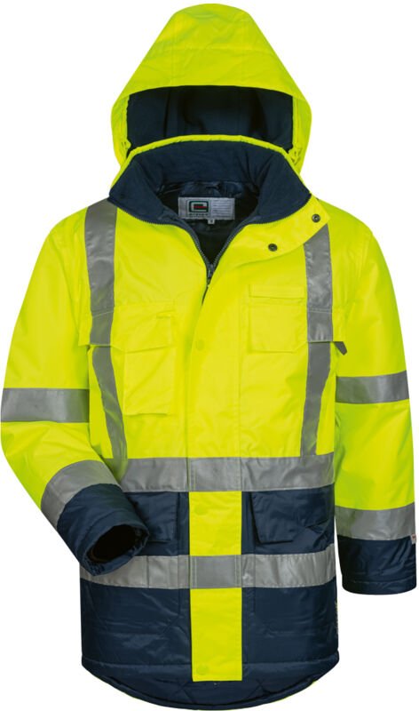 JANNIS Warnschutz-Parka Gelb/Marine Größe 3-XL(58/60)