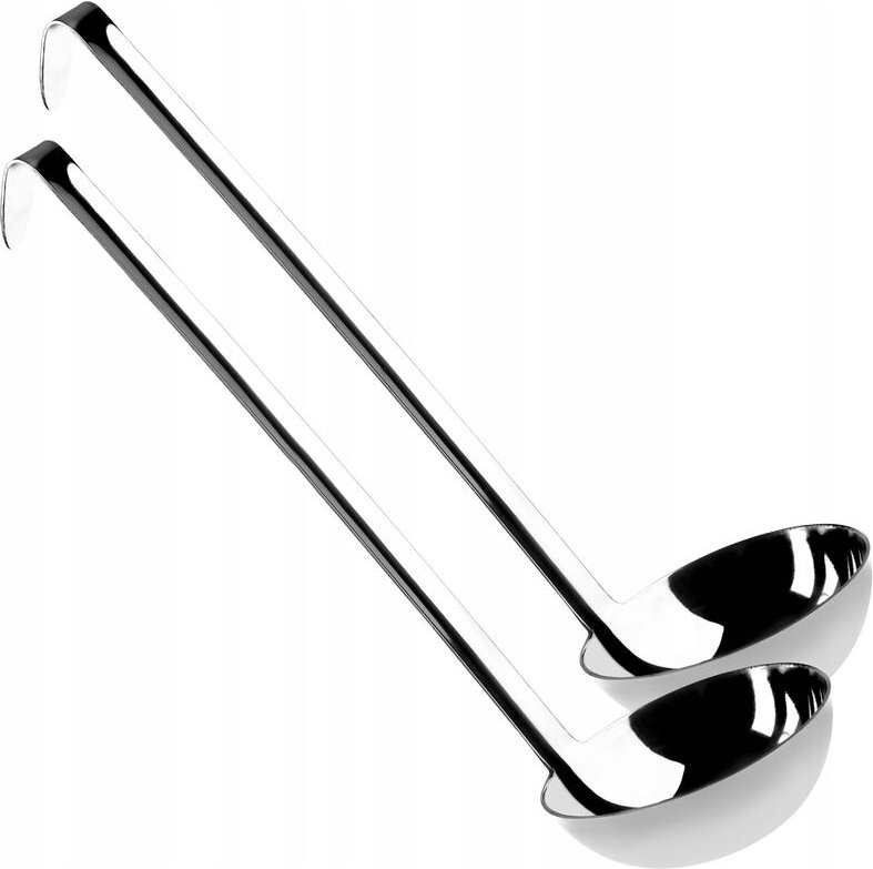 Suppenkelle aus hochwertigem Edelstahl, Schöpflöffel mit Halter, Soßenlöffel mit langem und er - Kadax