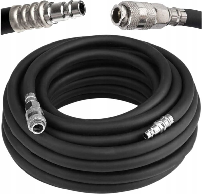 Pneumatikschlauch 6mm x 13mm 10m Gummischlauch für Kompressor 20 BAR