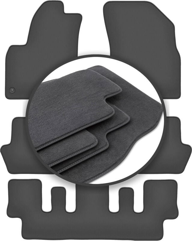 Premium Autoteppiche für: Citroen C4 Picasso I 7 Sitze (2006-2013)