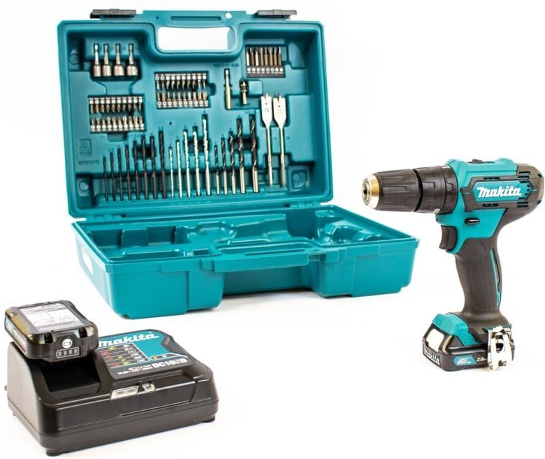 Akku-Schlagbohrschrauber HP333DSAX1 12V 2x 2,0 Ah Akku + Lader im Koffer - Makita