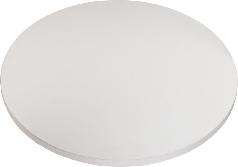 Grau laminierte runde Tischplatte, Durchmesser 68 cm, für Schreibtisch, Tisch, Couchtisch