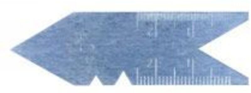 Gewindelehre, 55° Winkel Outifrance