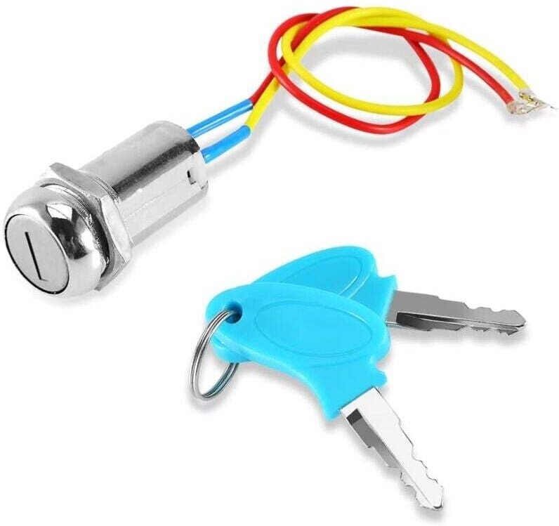 Odipie - Zündschalter, Schlüsselschalter, 2-Draht-Elektroschlüssel-Zündschalter, wasserdichter Universal-Schlossschlüsse...
