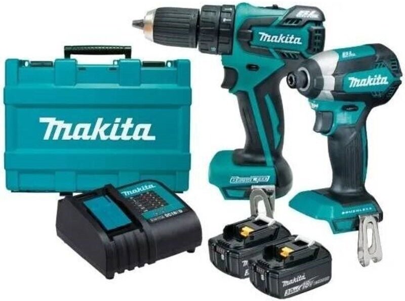 Zestaw combo 18v 2x3,0ah dlx2142s makita