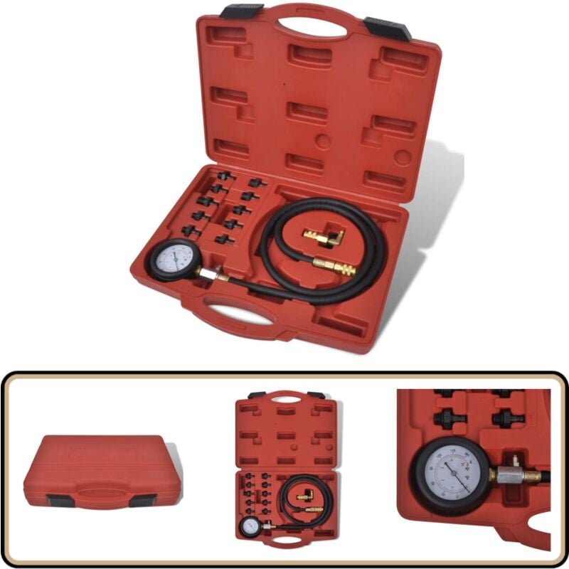 Motor- und Öldruck-Testset - Öldrucktest - Motordiagnose - Ölmessung - Werkstattwerkzeug - Ölfilterwechsel