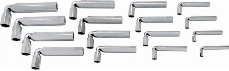 Thumbnail - Satz 16 abgewinkelte Rohrschlüssel sam - 86J16