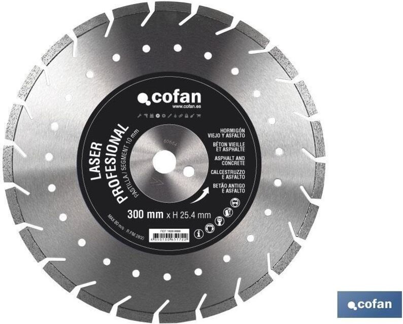 Diamantscheibe Asphalt, Altbeton 350mm