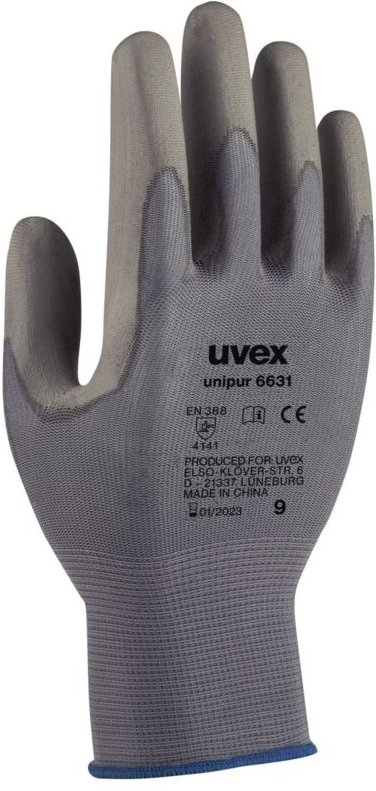 6094405 Schutzhandschuhe unipur 6631 60944 Größe 5 - Uvex