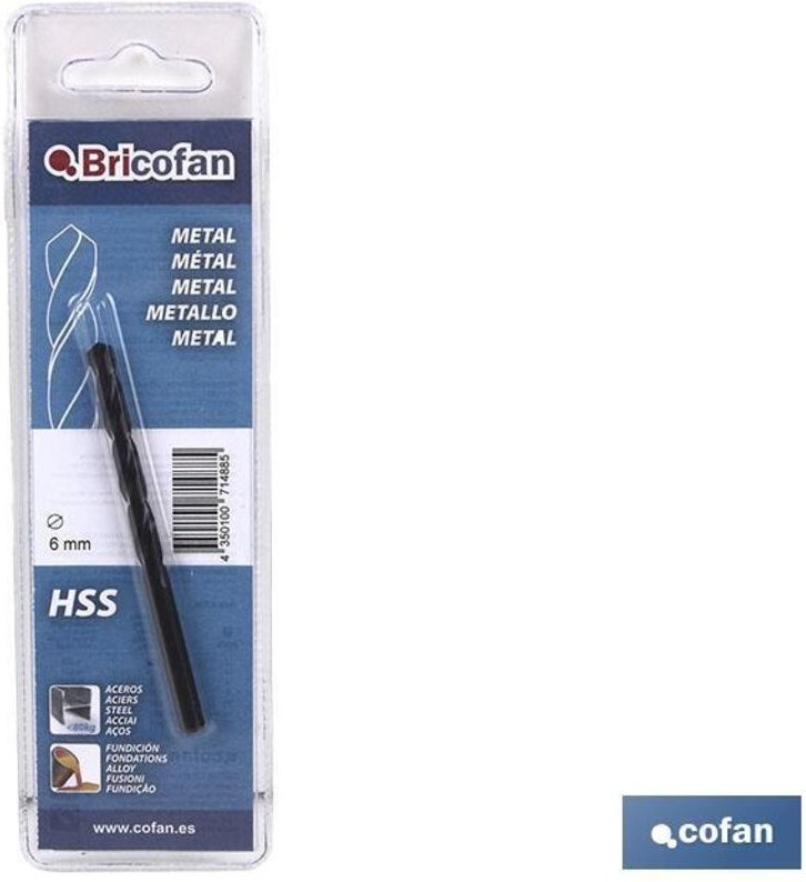 HSS-Bohrer für DIN338N Metall (Ø8,5 mm.) COFAN 62000850