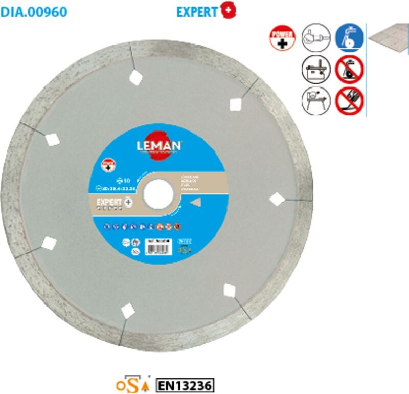 Diamant-Scheibe Fliesen Expert + ø 180 Bohrung 30/25,4/22,23 Ep. 1,8 mm