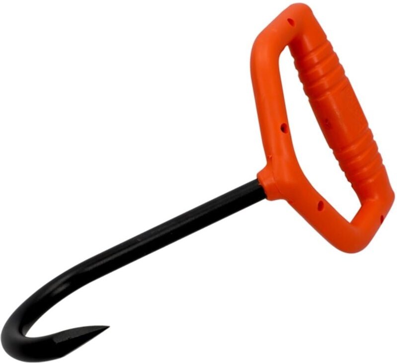 Hebehaken 260 mm geschmiedeter Stahlhaken Kehr- Ziehhaken Thermoplastgriff - Bahco