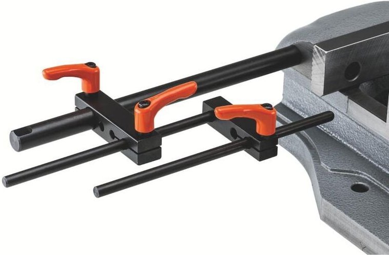 Röhm Präzisions-Schraubstockanschlag, universell verstellbar, Anschlussgewinde M12 - 681192