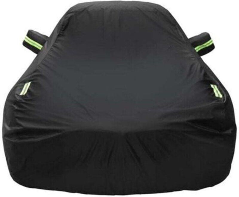 Wasserdichte SUV-Autoabdeckung 480 x 175 x 150 cm Schwarz Outdoor-Autoabdeckung SUV Wasserdichte SUV-Abdeckung, INHHUB