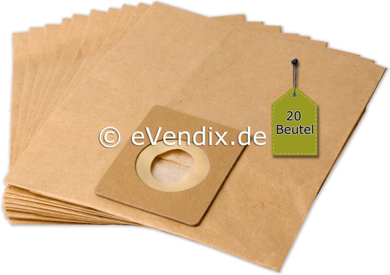 20 Staubsaugerbeutel passend für dustcraft Compact 1100 e