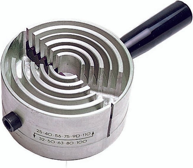 Ferrari Srl - Universal-Handreibahle zum Innen- und Außenanfasen von pp- und PVC-Steckabflussrohren - Idrhaus