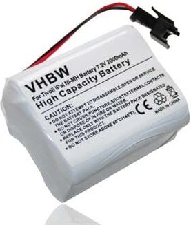 Vhbw - Akku kompatibel mit Tivoli pal MA-1, pal MA-2, pal MA-3, pal+, iPAL MA-1, iPAL MA-2 digital Radio (2000mAh, 7,2V,...