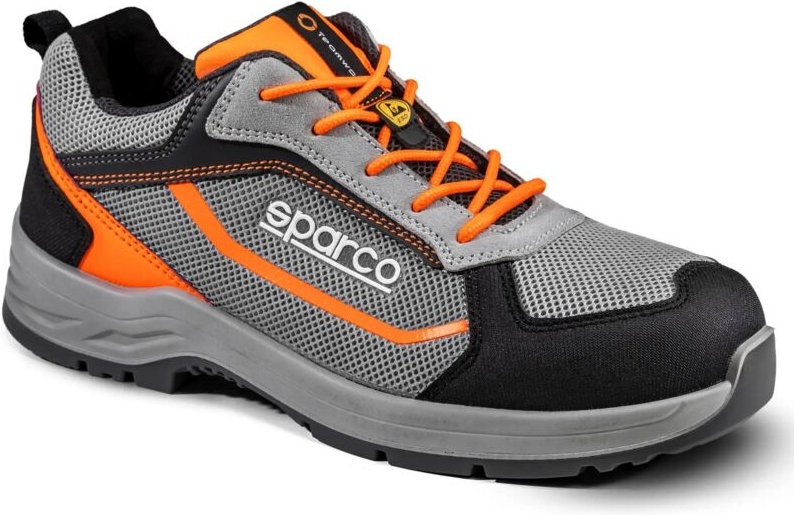 Thumbnail - Sparco 07539GRAF Indy Pato ESD S1PS SR Sicherheitsschuh, Grau/Orange, 46