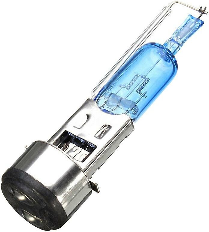 Woosien - 2x Ba20d Natural White Halogen Lamp Bulb 50w 4500-5000k Car Head Light Lamp 12v